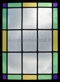 Panneau géométrique de rectangles